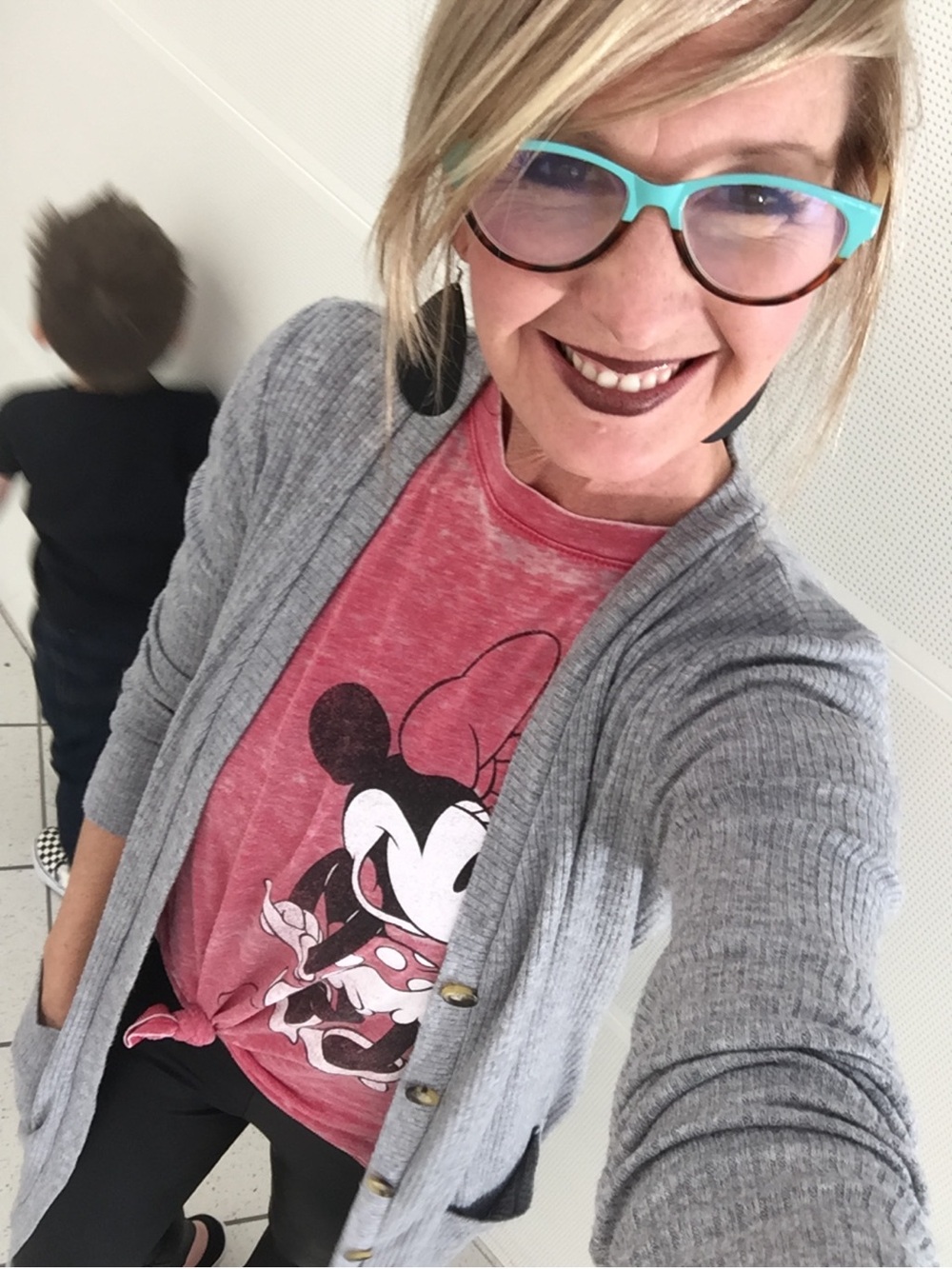 Minnie Mouse Crewneck Graphic Tee